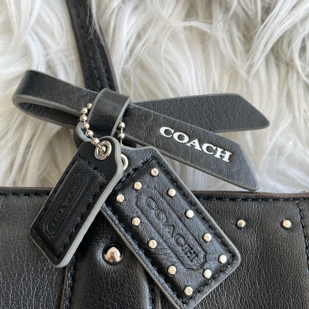 Coach black studded Y2K bag - Picture 3 of 7